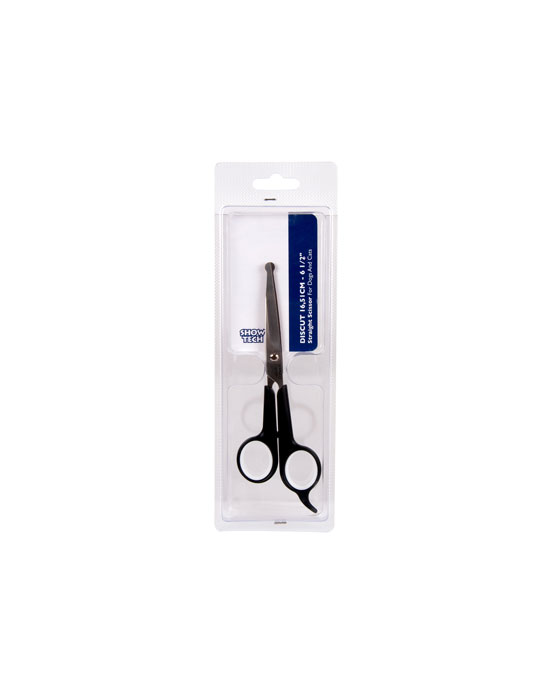 Forbici dritte punta tonda Show Tech 16,5 cm