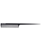 Pettine con coda in carbonio antistatico 22 cm