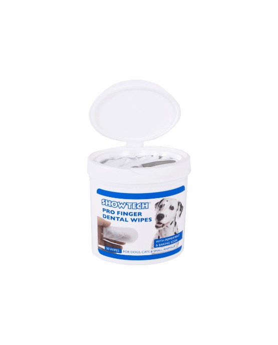 Salviette rotonde per la pulizia dei denti del cane