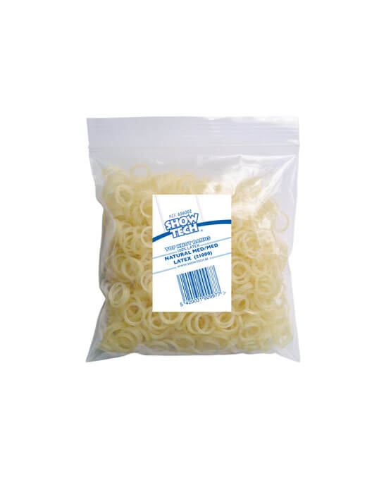 Elastici professionali Show Tech in lattice naturale, misura piccola, tensione media, 1000pz