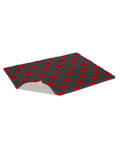 Petlife Vetbed - Original antiscivolo, carbone con pois rossi 100x75cm
