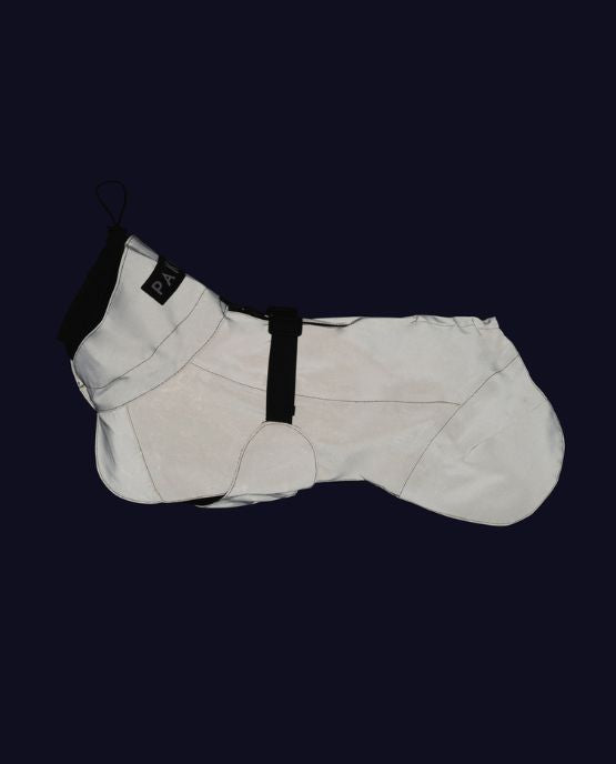 Impermeabile per cani Paikka Visibility Lite Taupe