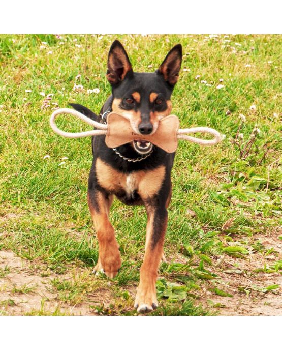 Ossicino per cani in camoscio di FunnyZoo