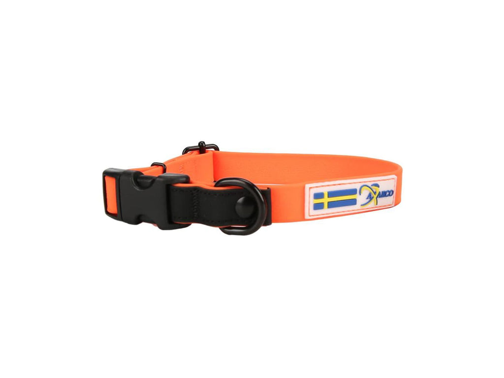 Collare Action Axaeco arancio fluo impermeabile