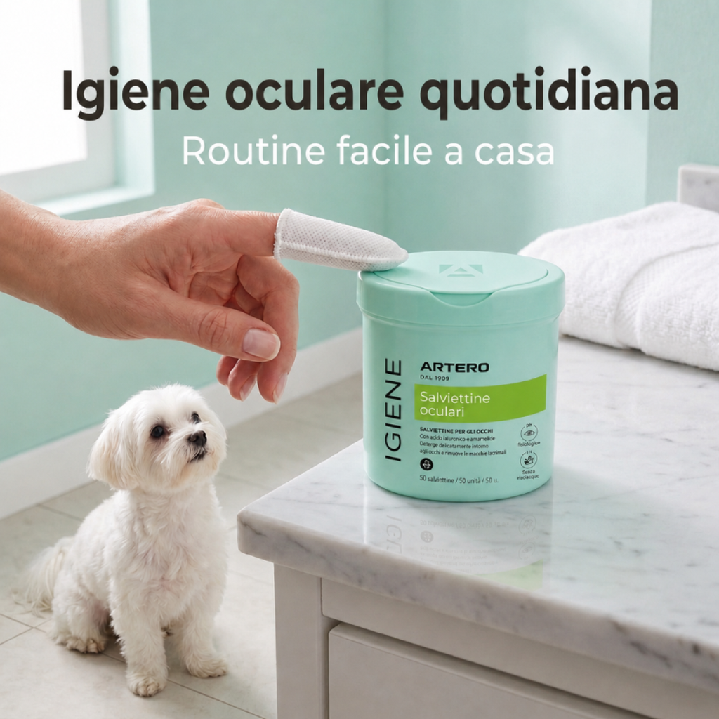 Ditali per pulizia occhi cane e gatto by Artero