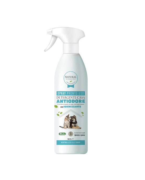 Spray Antiodore Natural Derma Pet - Detergente per la casa e la cuccia