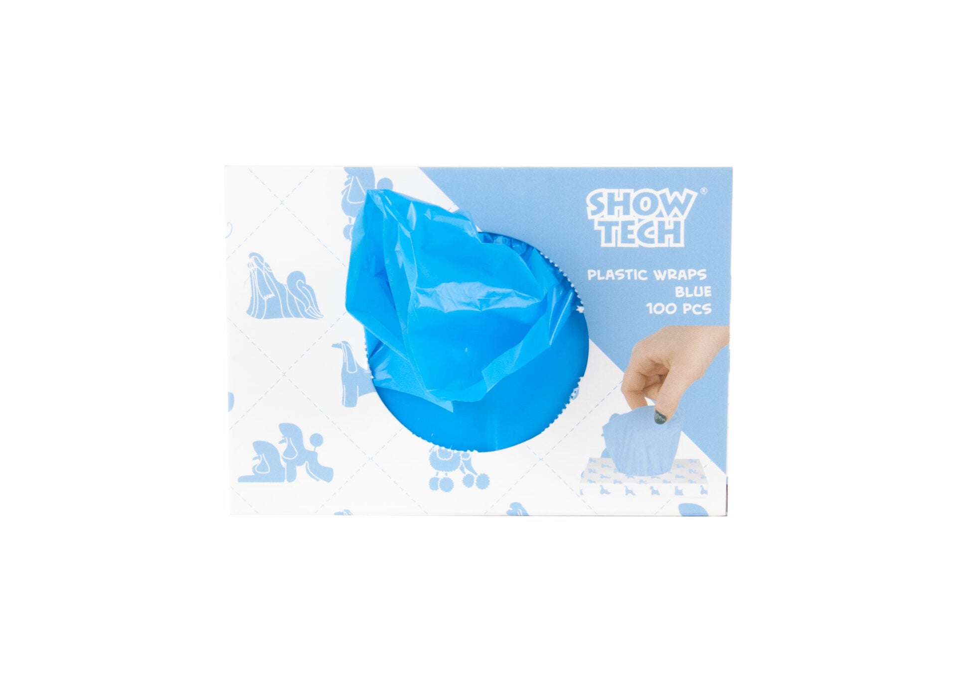 Plastic wrap Show tech blu