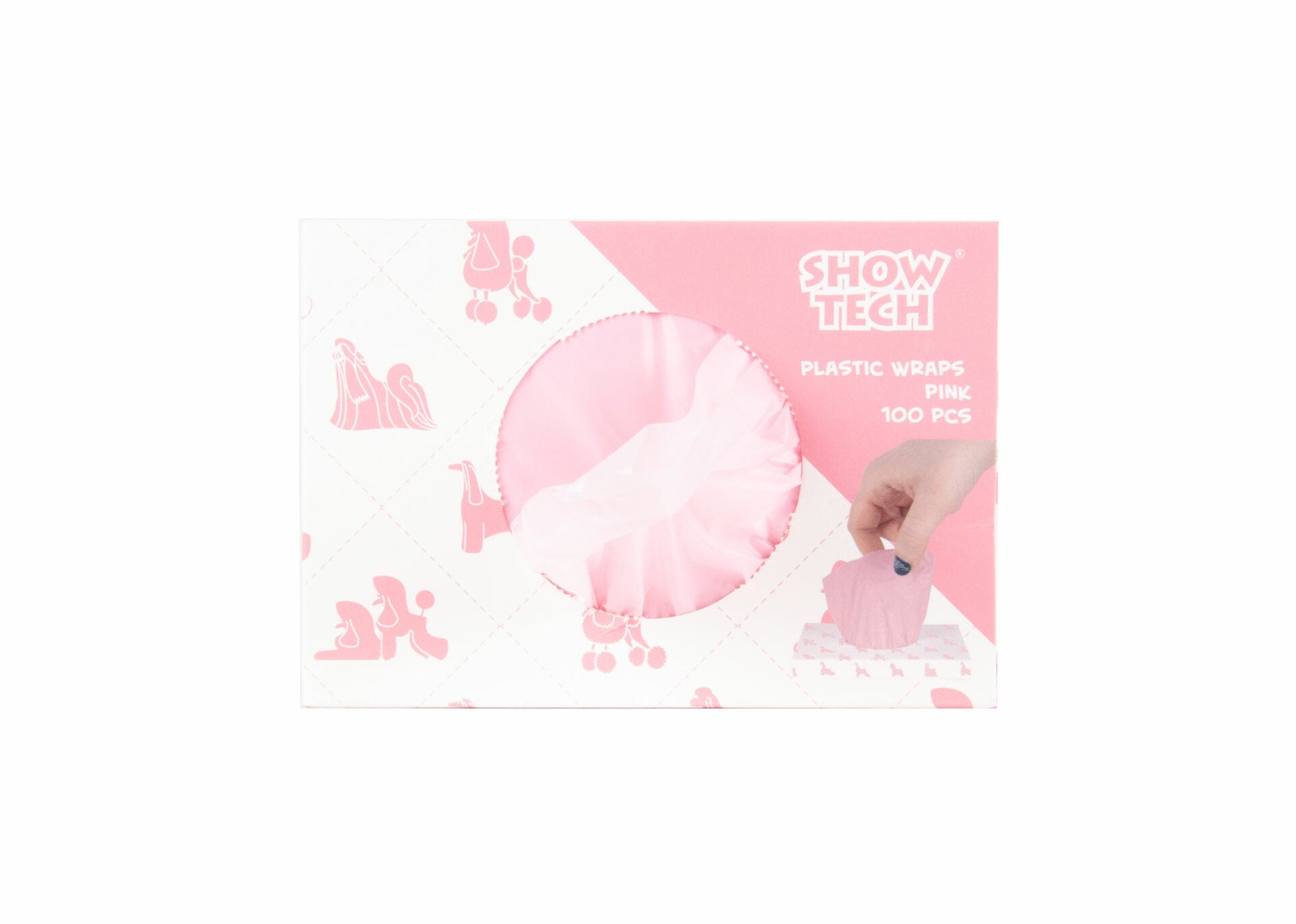 Plastic wrap Show tech rosa