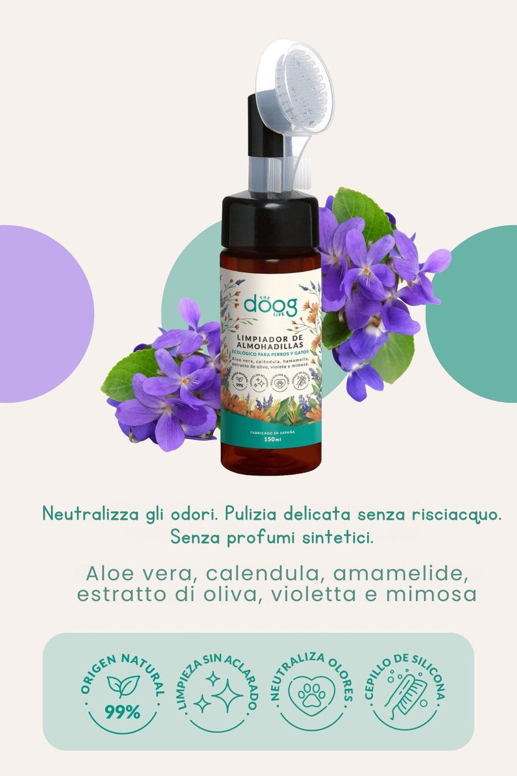 Detergente zampe cani e gatti The Dog Life